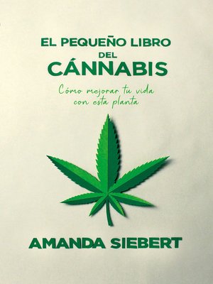 cover image of El pequeño libro del cánnabis